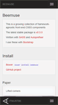 Mobile Screenshot of beemuse.com