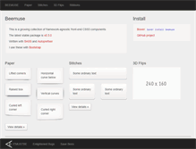 Tablet Screenshot of beemuse.com